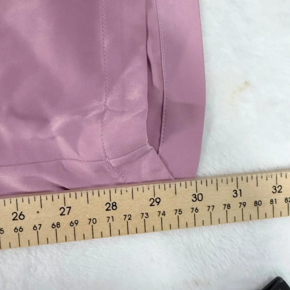 State of Day Intimates Mauve Pink Pajama Set XXL Short Sleeve Top Wide Leg Pants